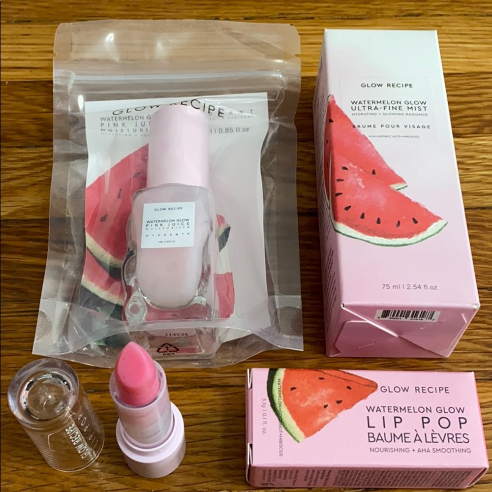 3 piece Glow Receipe skin set